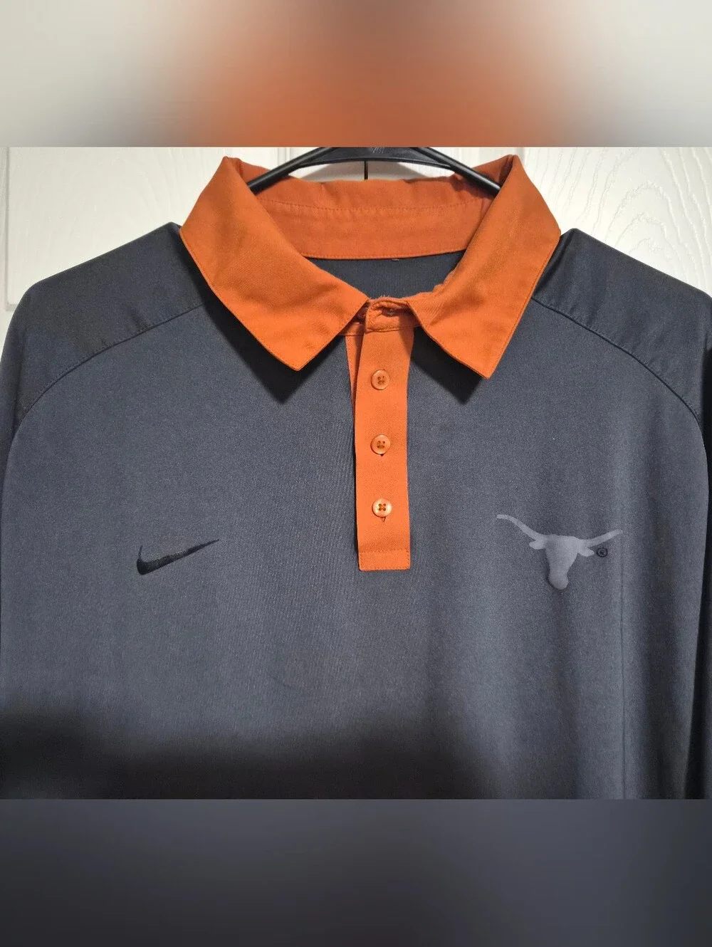 Men's Nike Dri-fit Texas Longhorn Polo Sz. XL